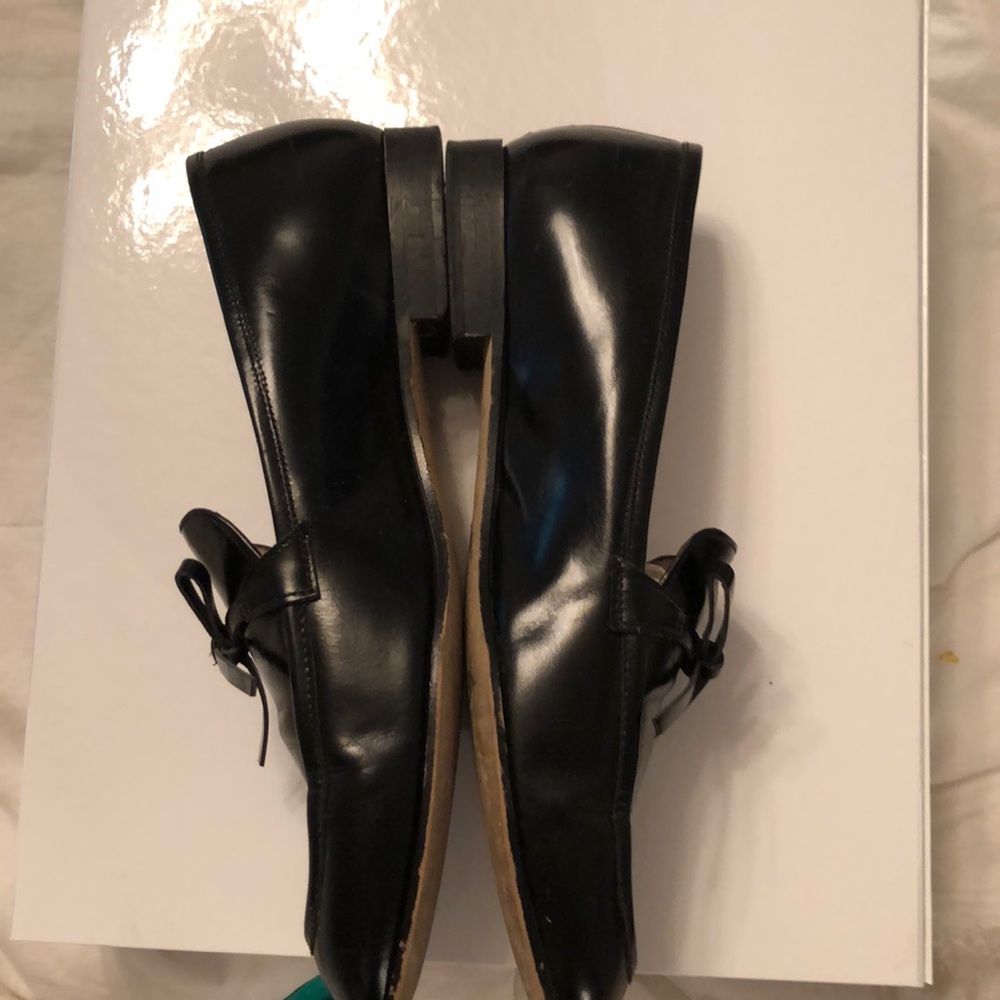 J Crew Black Bow Academy Loafer Size 7.5